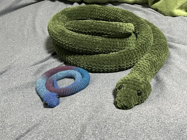 A favorite pattern made in plush yarn