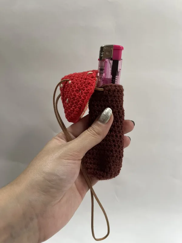 Moody Mosaic Mushroom Pouch - Green Variant