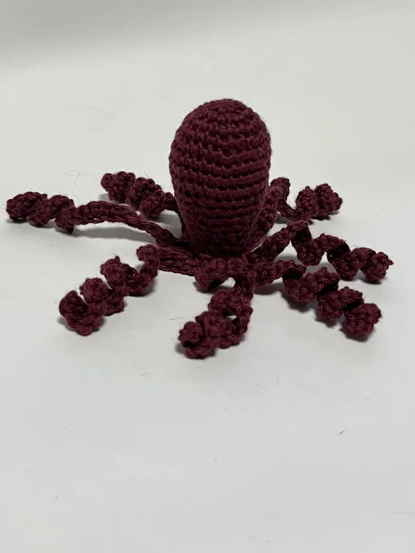 Wine Red Octopus Cat Toy