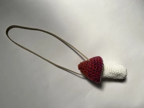 Moody Mosaic Mushroom Pouch - Red Variant