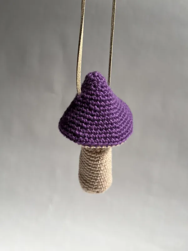 Purple Mushroom Pouch