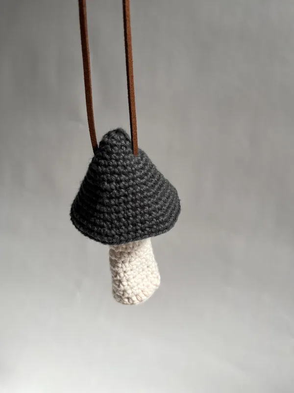 Grey Mushroom Pouch