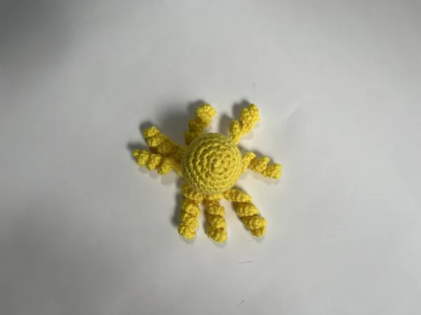Yellow Octopus Cat Toy