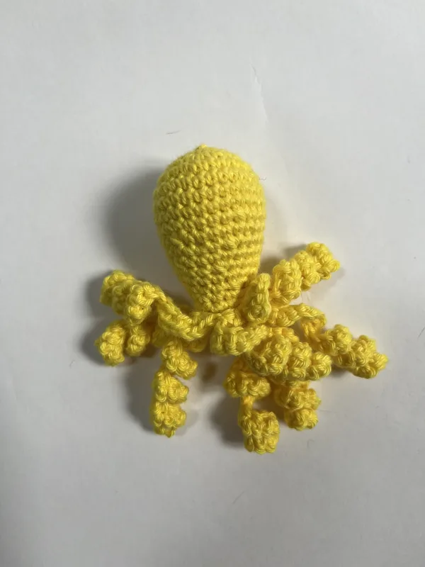 Yellow Octopus Cat Toy