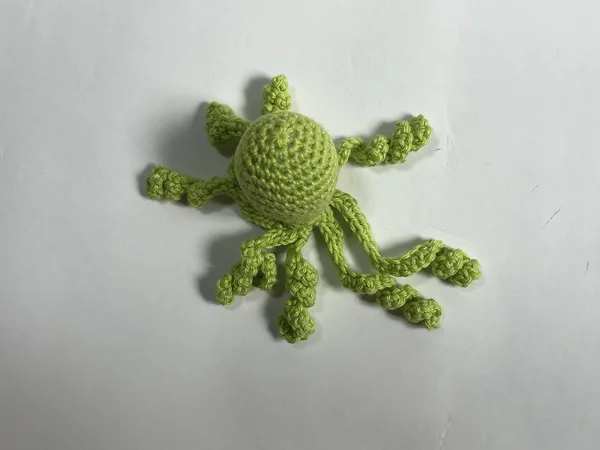 Leaf Green Octopus Cat Toy