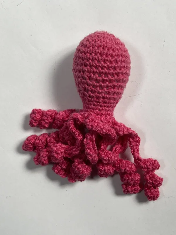 Hot Pink Octopus Cat Toy