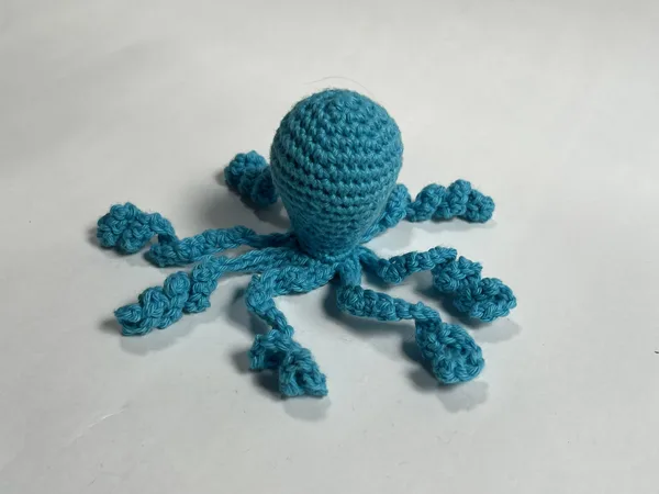 Aqua Blue Octopus Cat Toy