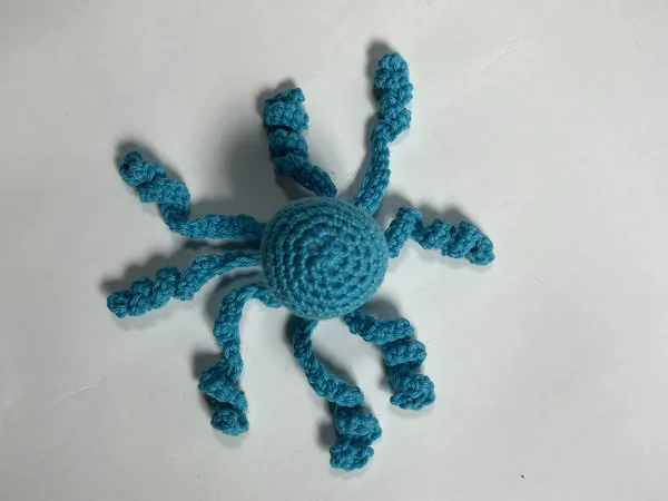 Aqua Blue Octopus Cat Toy