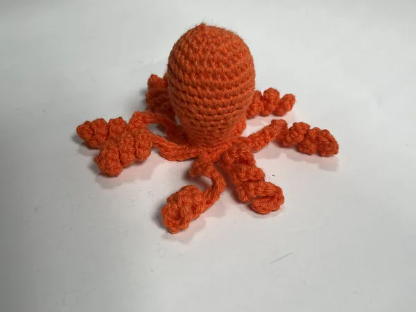 Orange Octopus Cat Toy