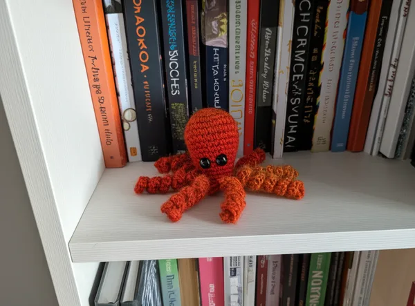 Hot Orange Octoplush