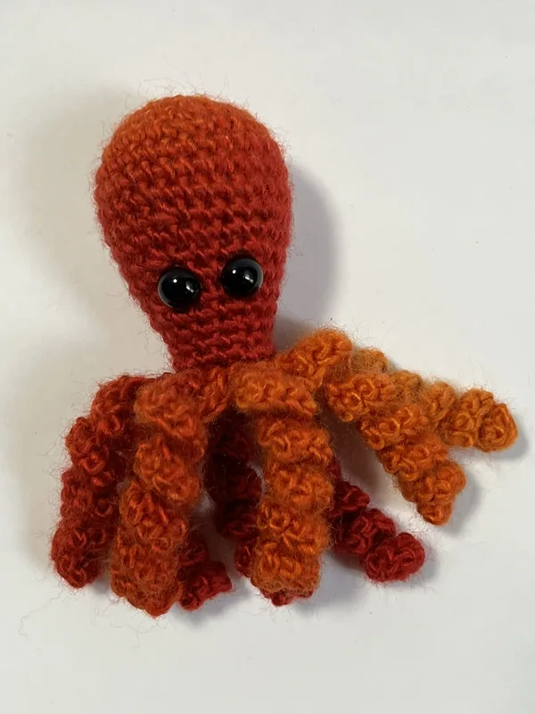 Hot Orange Octoplush