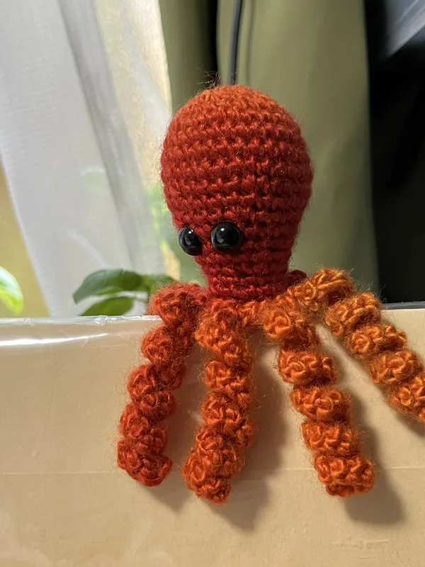 Hot Orange Octoplush