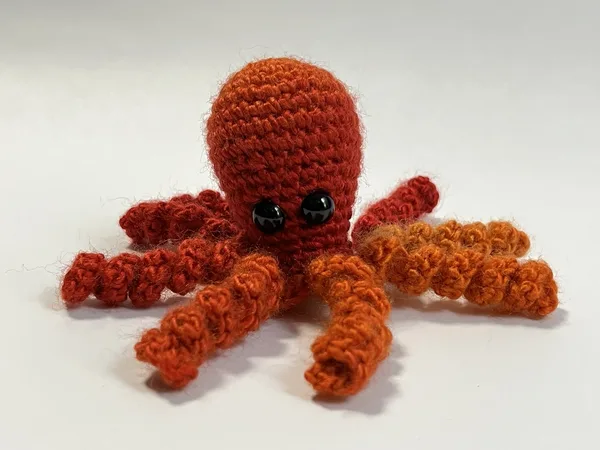 Hot Orange Octoplush