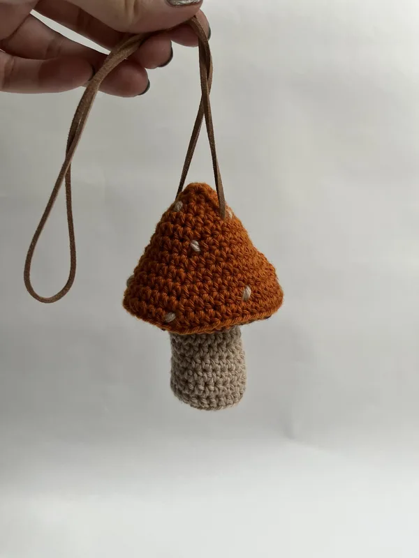 Orange Mushroom Pouch (A)