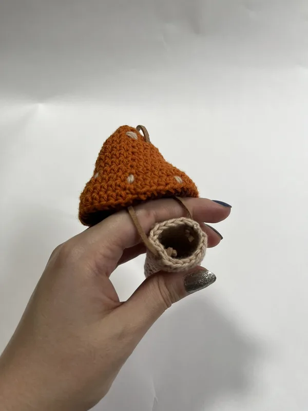 Orange Mushroom Pouch (A)