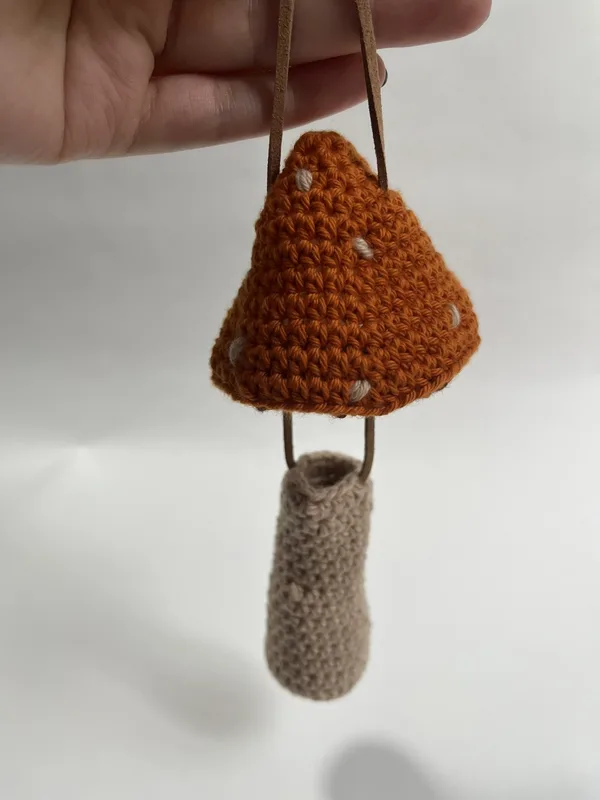 Orange Mushroom Pouch (A)