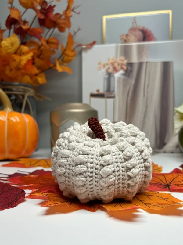 White Bobble Pumpkin